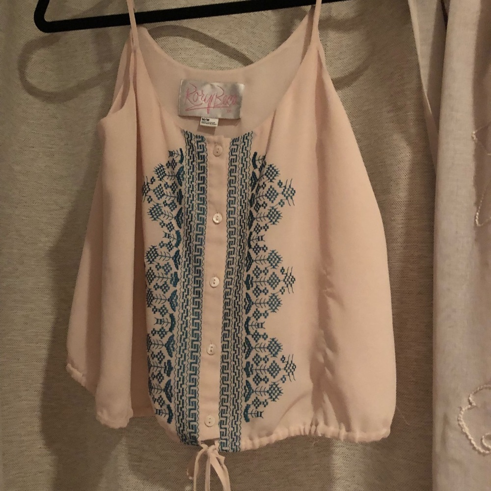 RoryBeca tank top with embroidered design